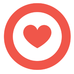 Heart in Circle Graphic